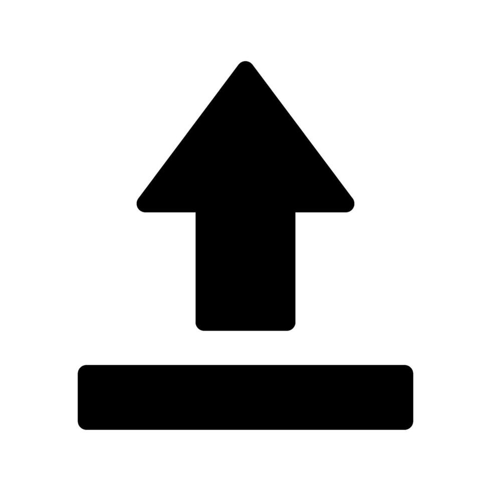 Upload Icon Symbol Design Illustration vector