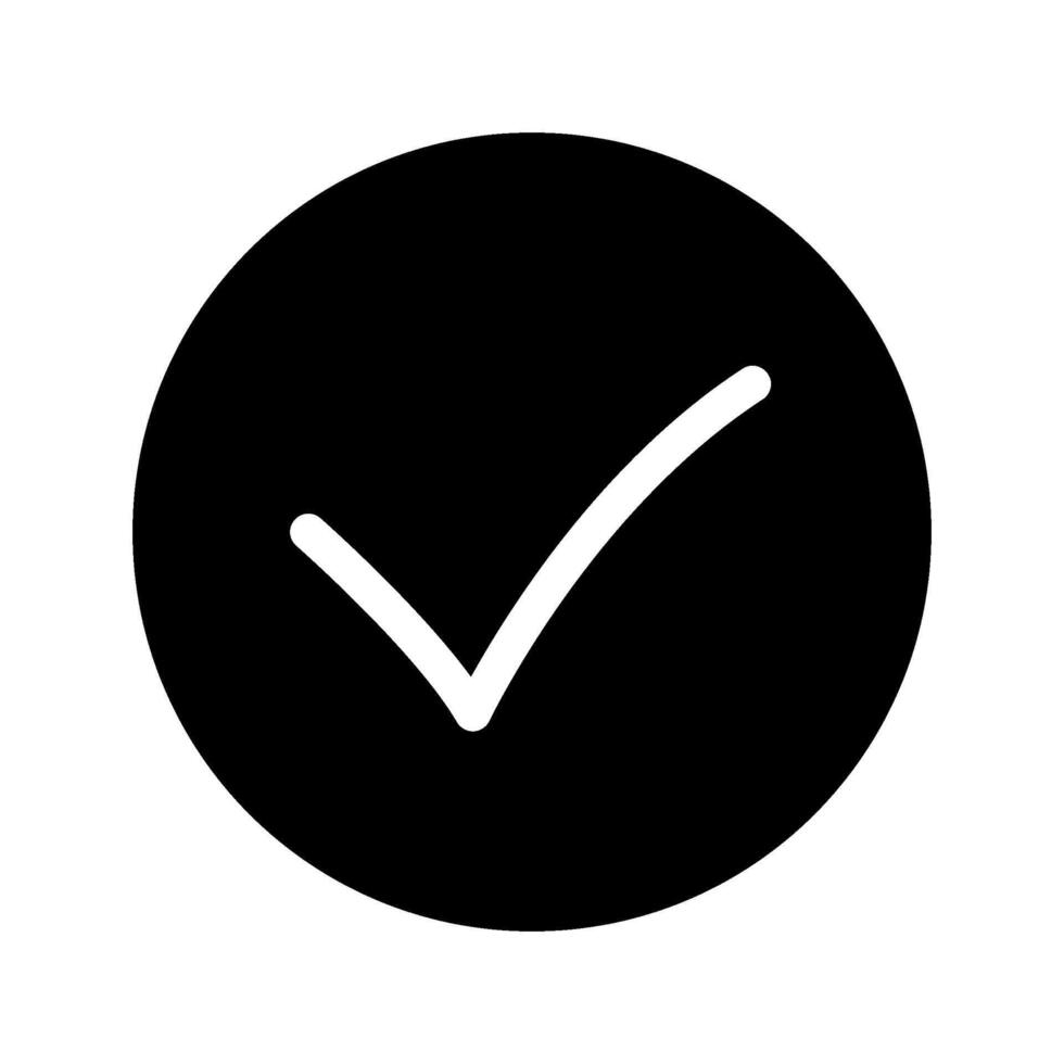 Check Mark Icon Symbol Design Illustration vector