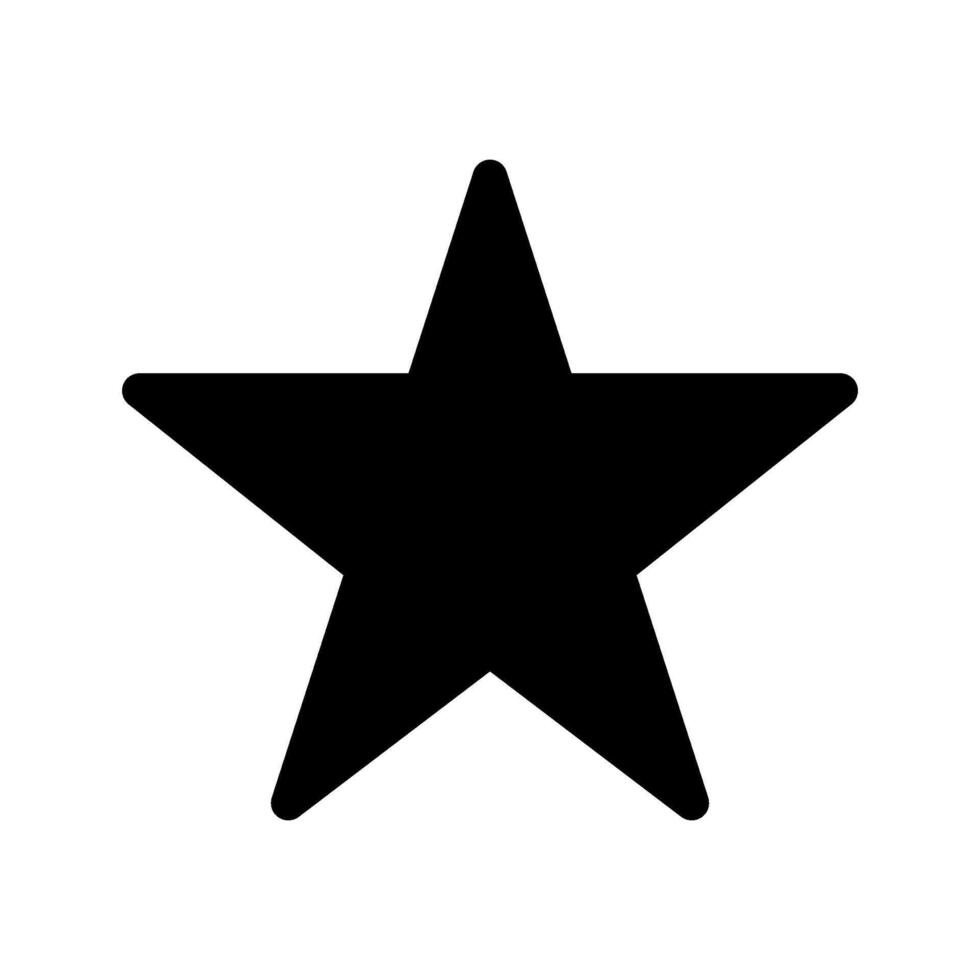 Star Icon Symbol Design Illustration vector