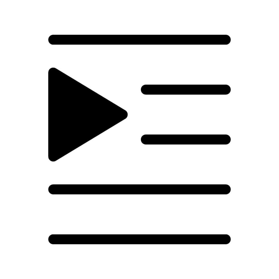 Playlist Icon Symbol Design Illustration vector
