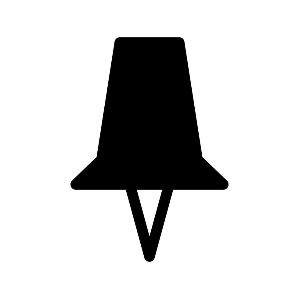 Push Pin Icon Symbol Design Illustration vector