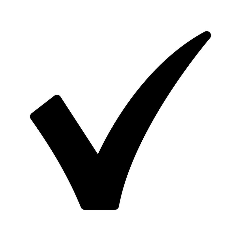 Check Mark Icon Symbol Design Illustration vector