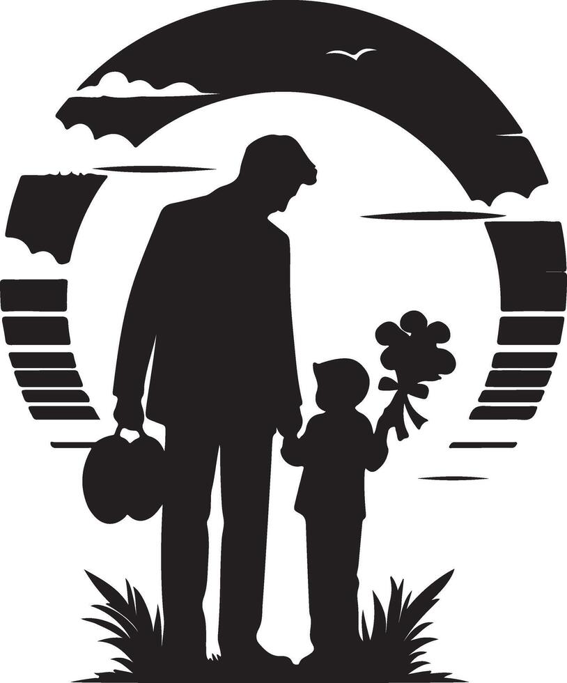 happy Father's day vector