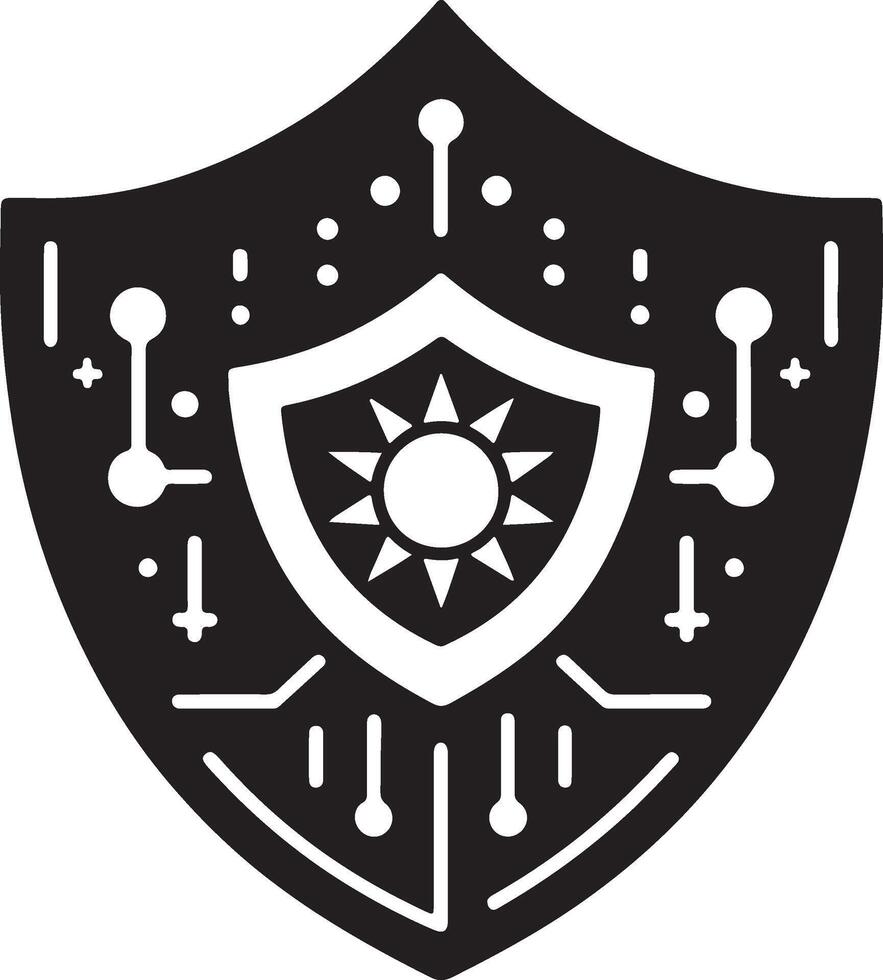 Guardian Shield Icon vector