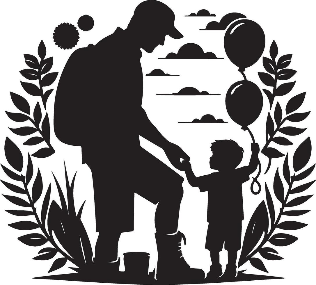 happy Father's day vector