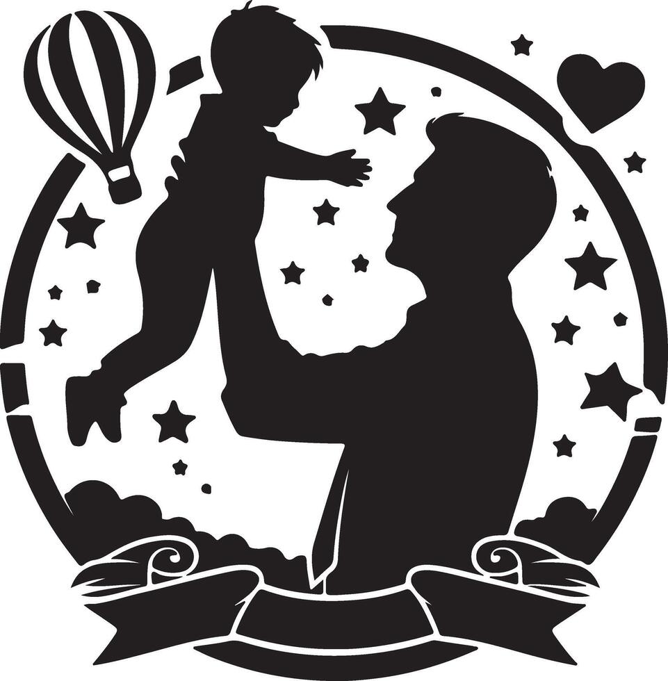 Father day father day gifts vector