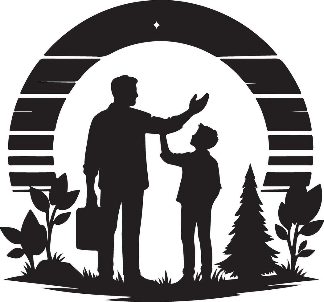 happy Father's day vector