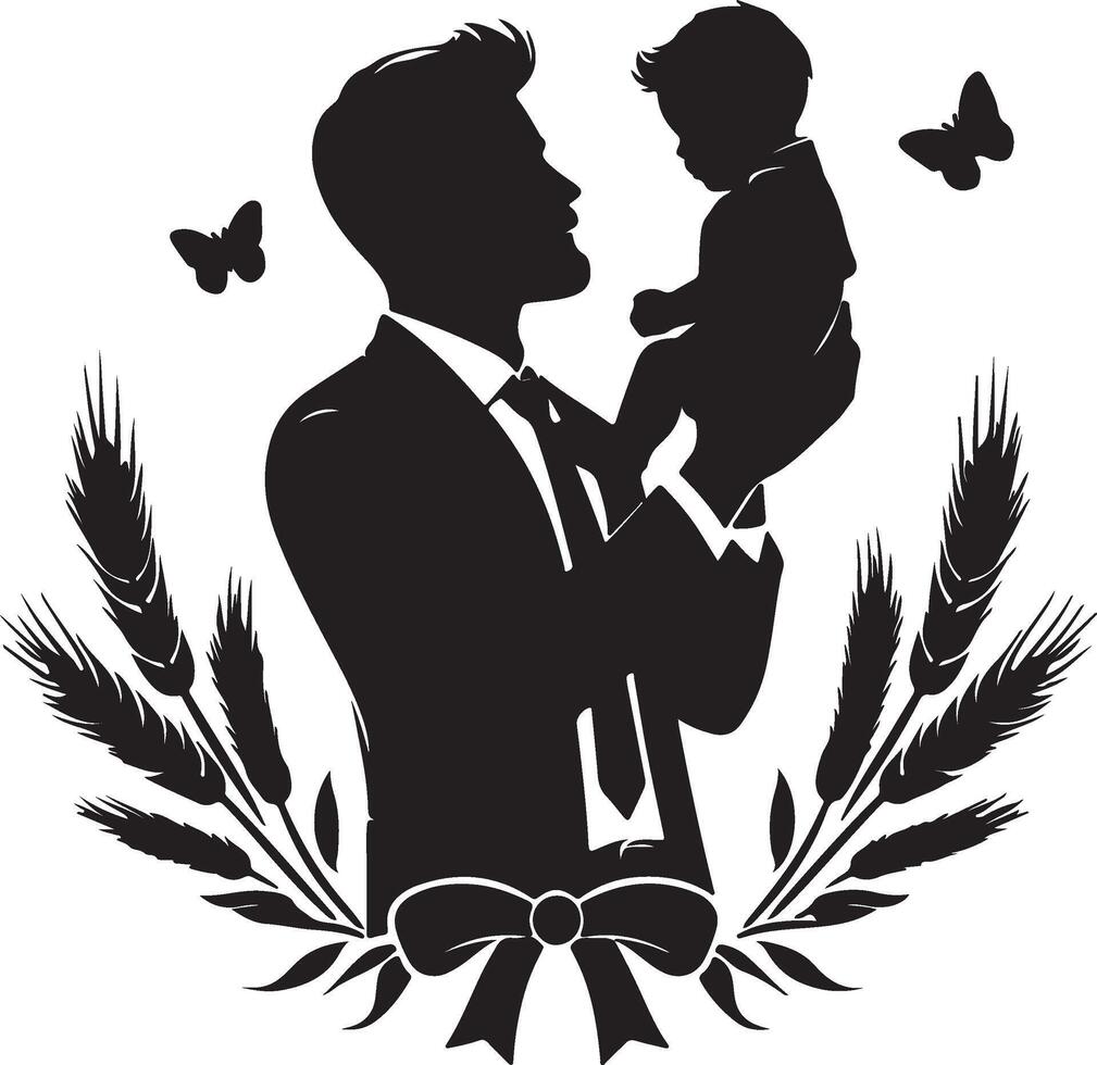 happy Father's day vector