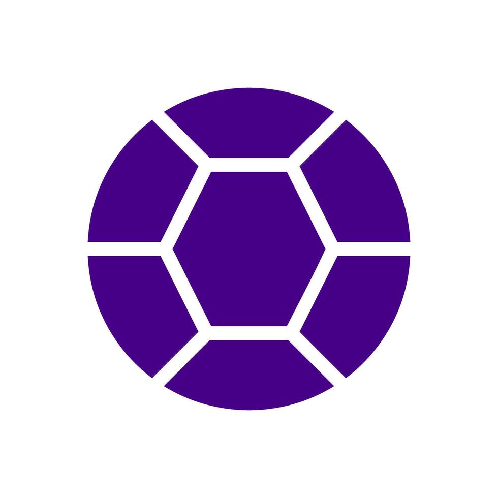Sport fitness icon solid purple black vector