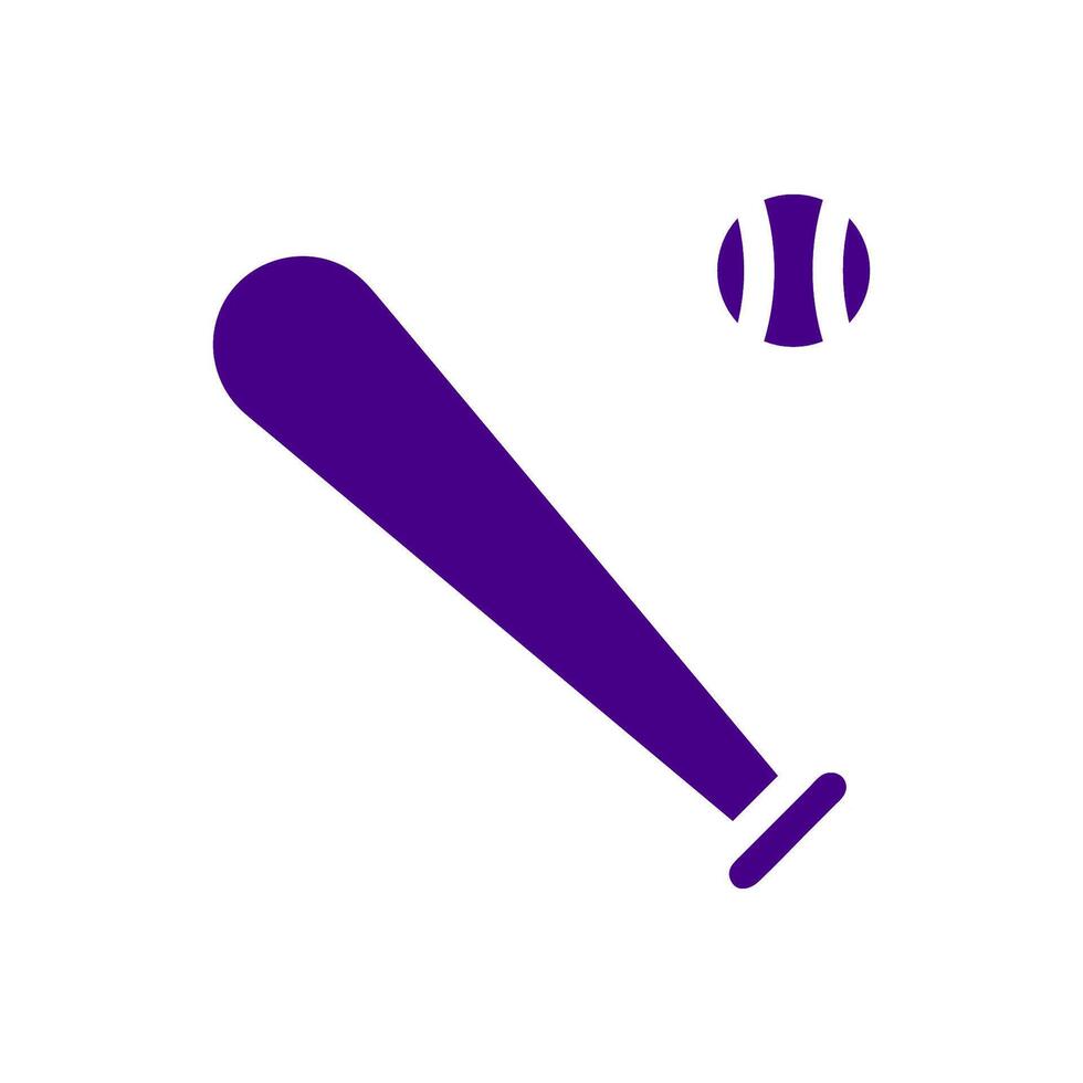 Sport fitness icon solid purple black vector