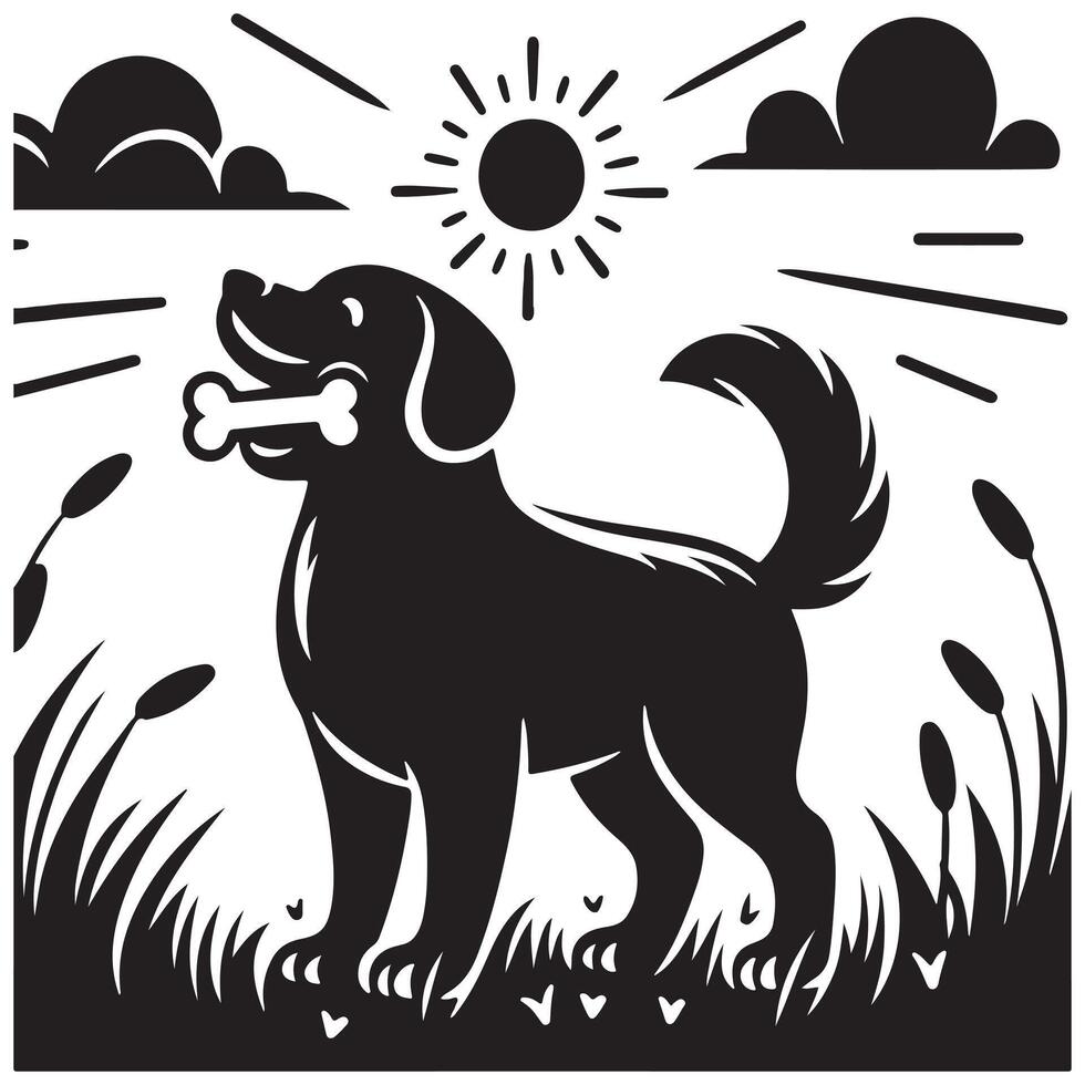 Animal silhouette bundle vector
