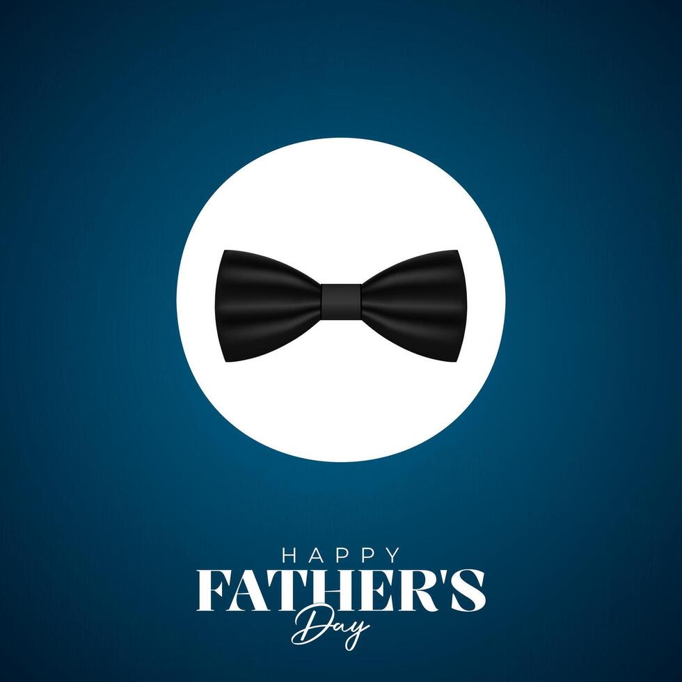 Happy Father's Day Social Media Post vector
