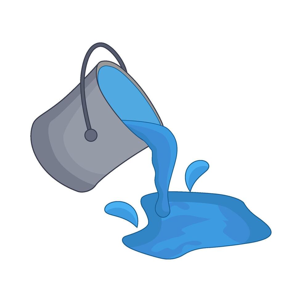 illustration of paint bucket vector