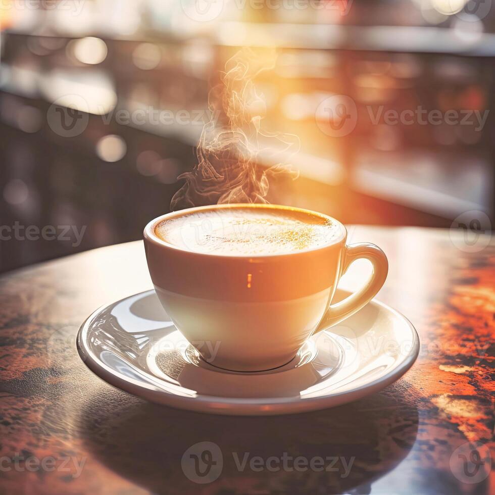 A Cup of Coffee on a Saucer photo
