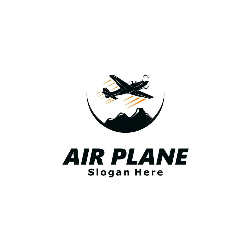 Airplane Logo Template Design vector
