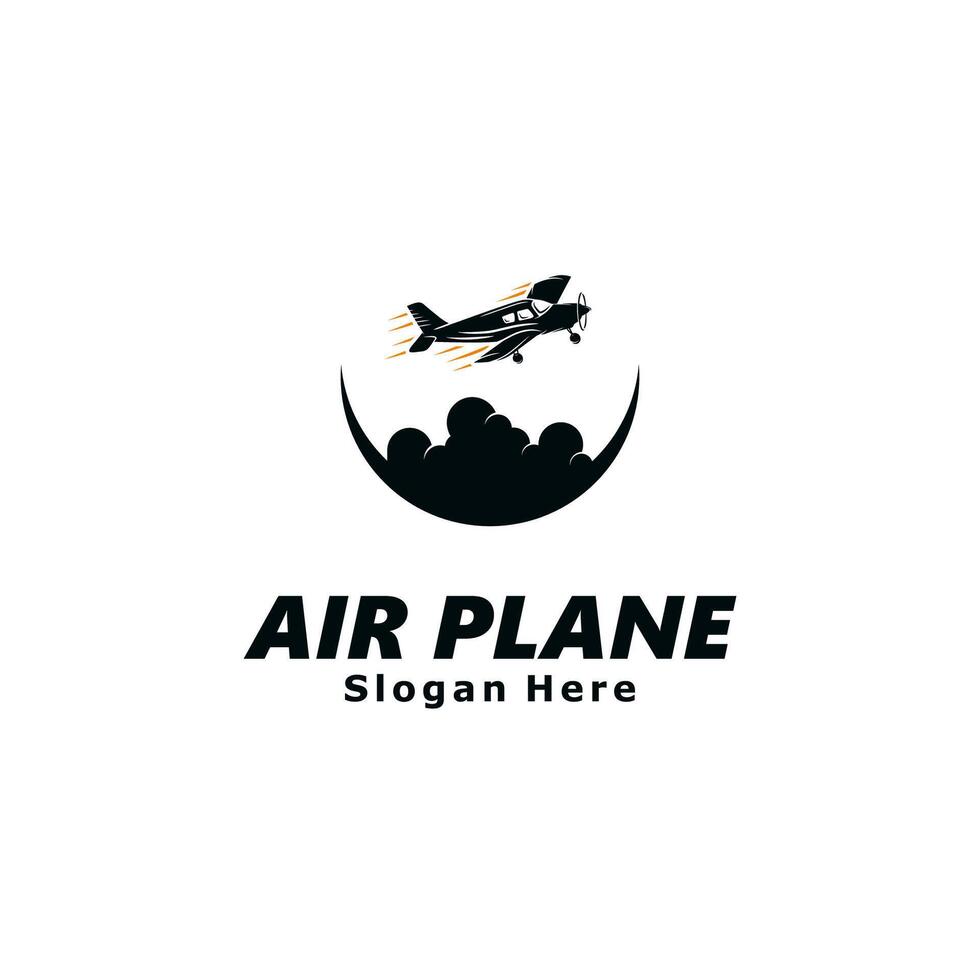 Airplane Logo Template Design vector