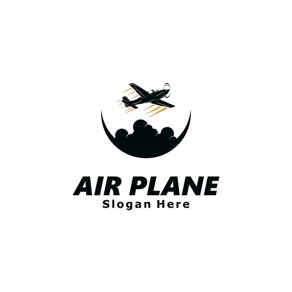 Airplane Logo Template Design vector