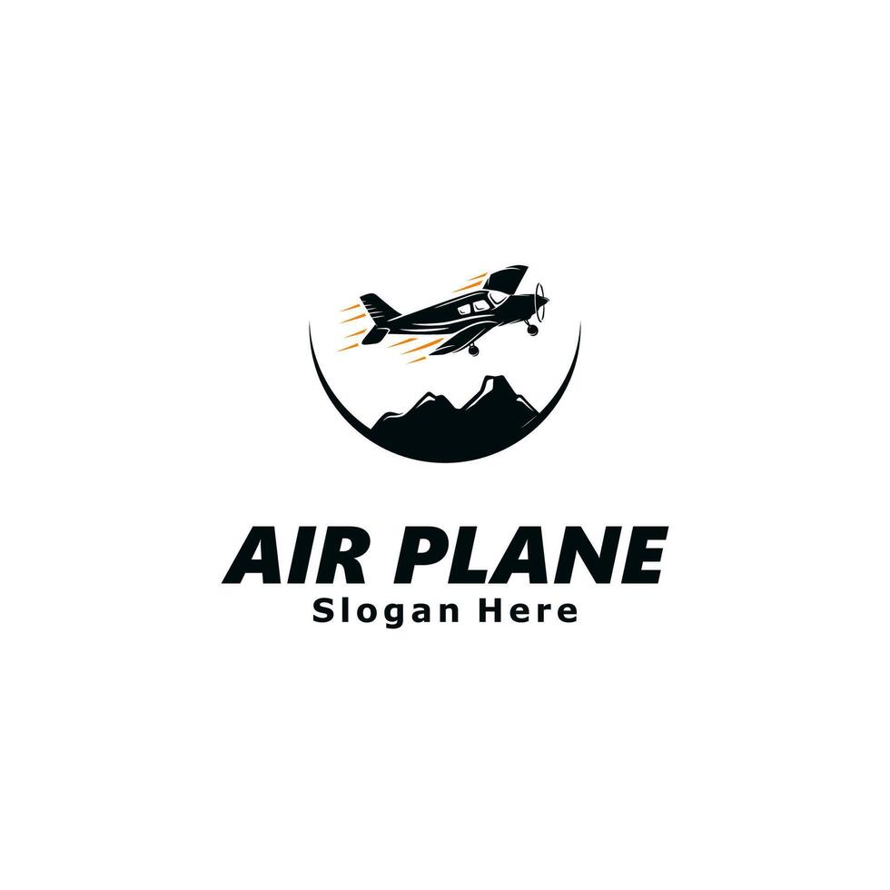 Airplane Logo Template Design vector