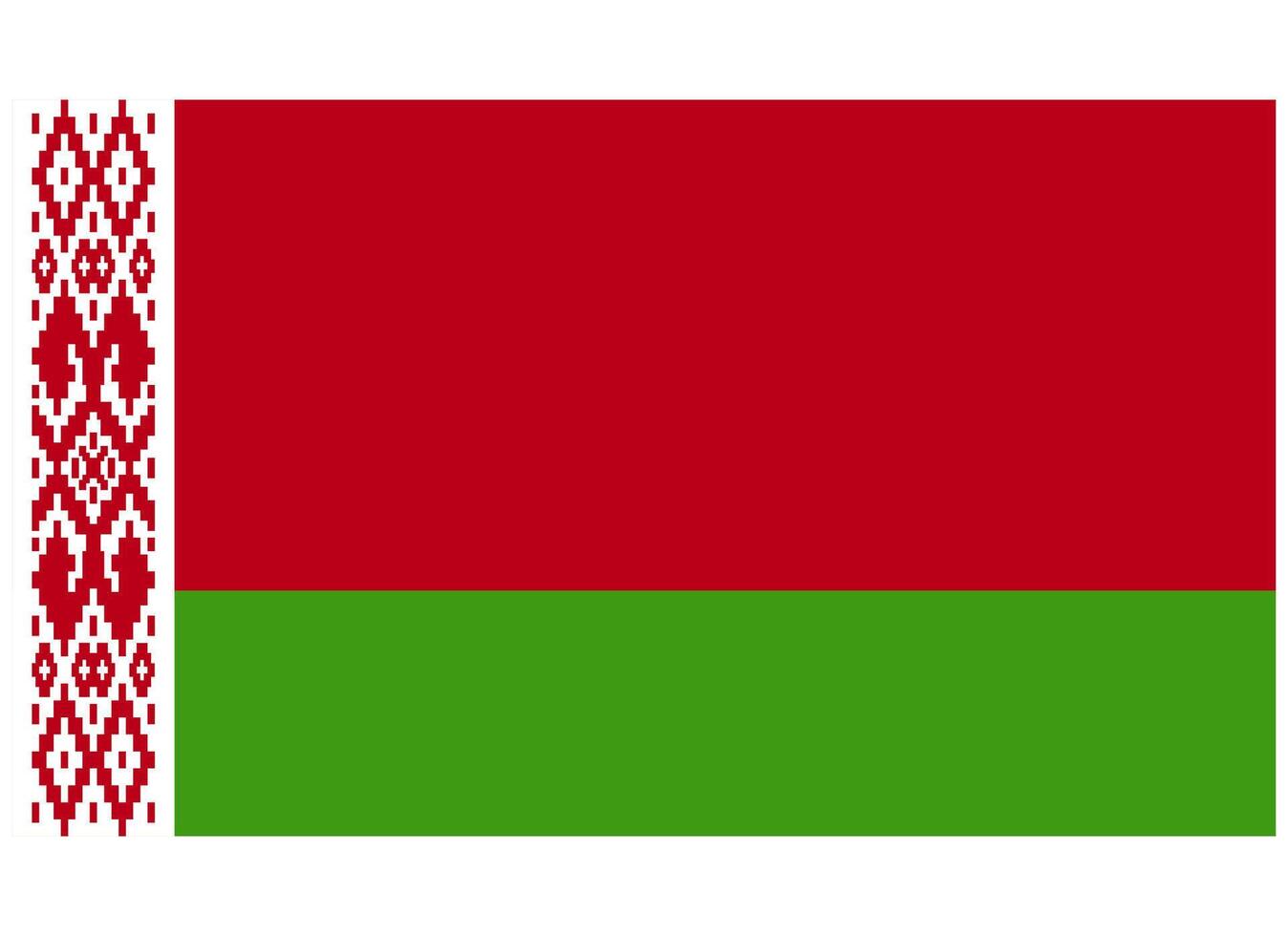 Belarus National Flag vector