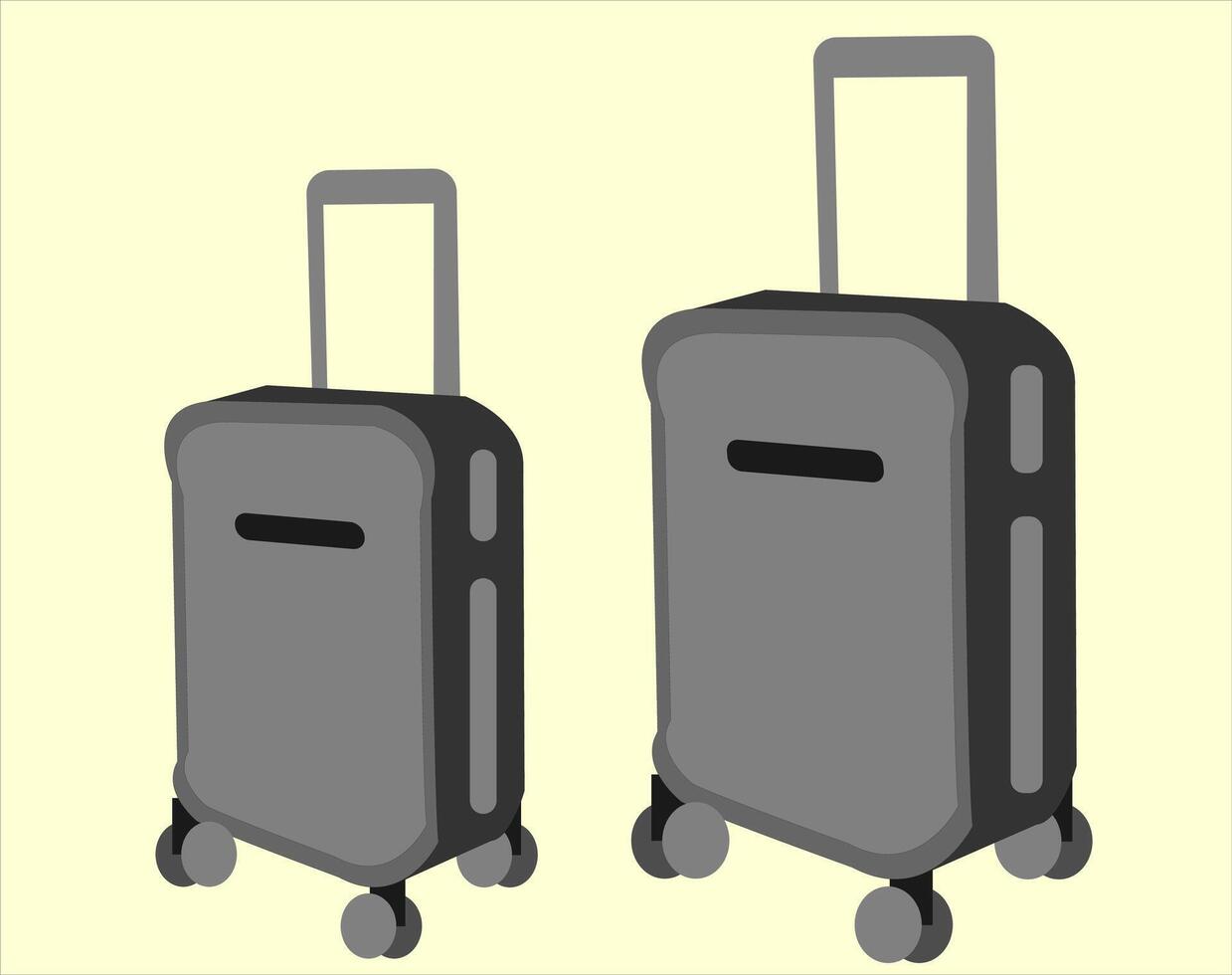 suitcase for traveling illustration vector