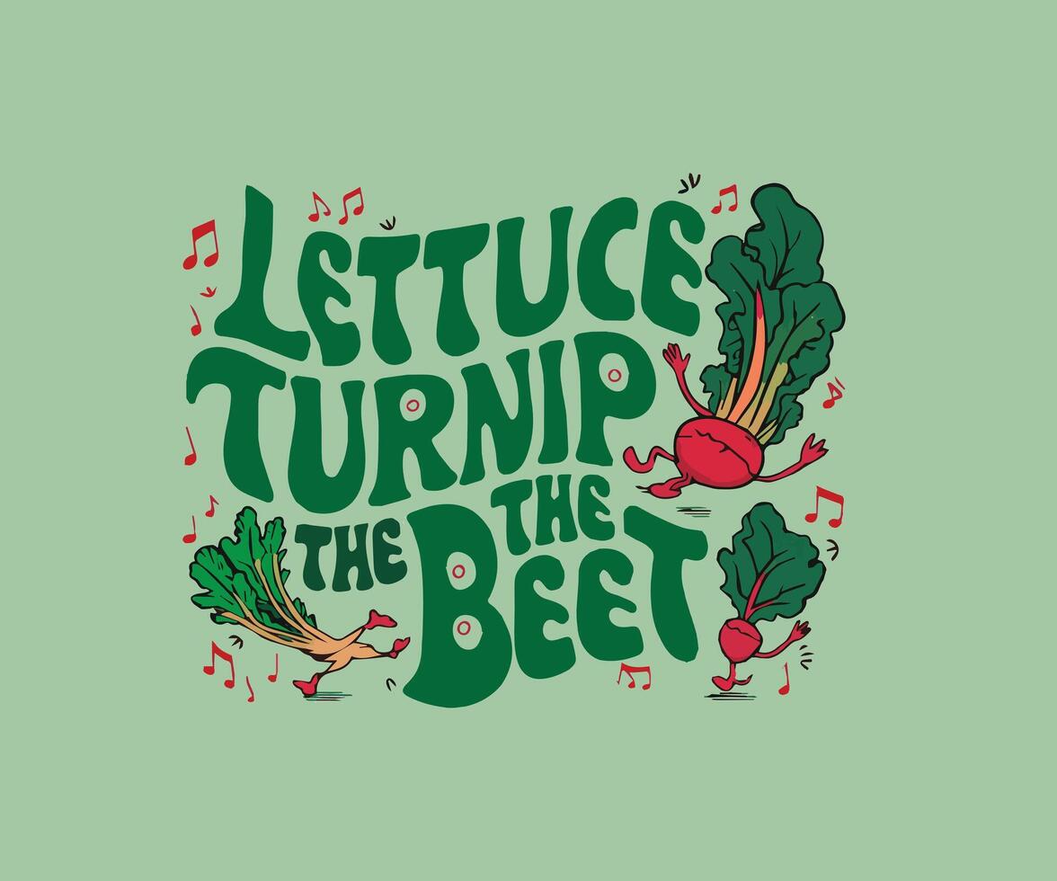 lettuce turnip Design vector
