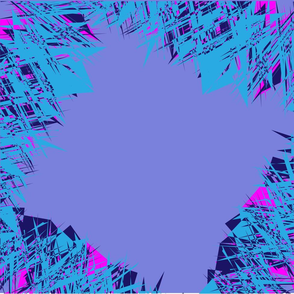 Abstract background for a photo or inscription in the form of a winter pattern of blue ice floes vector