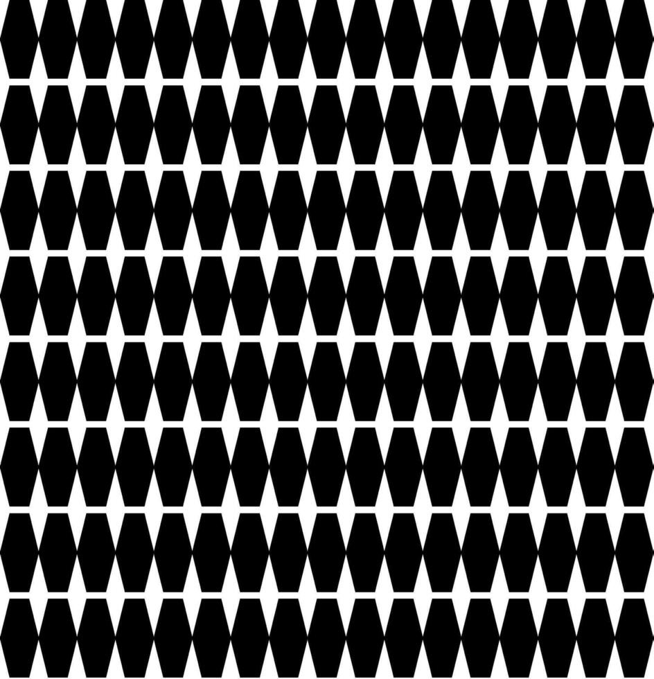 Seamless texture in the form of a geometric pattern of black polygons on a white background vector