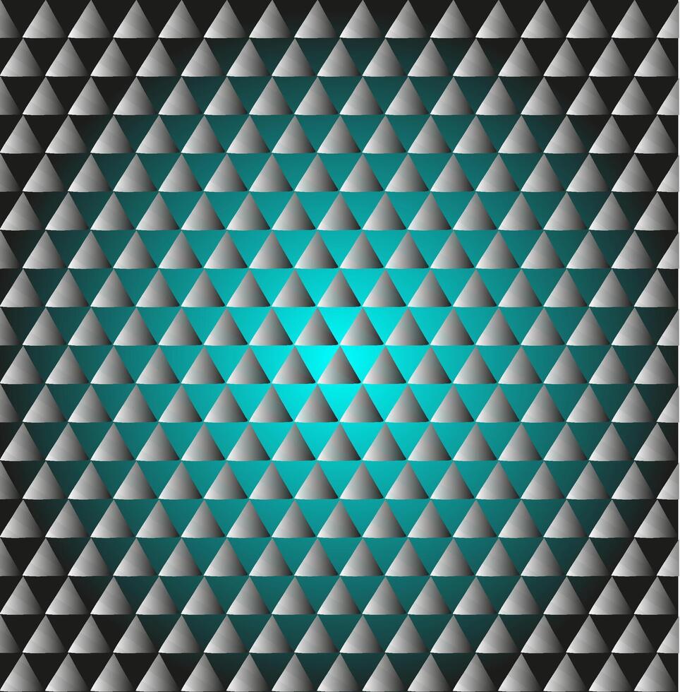 Abstract geometric pattern in the form of a texture of triangles on a blue background vector