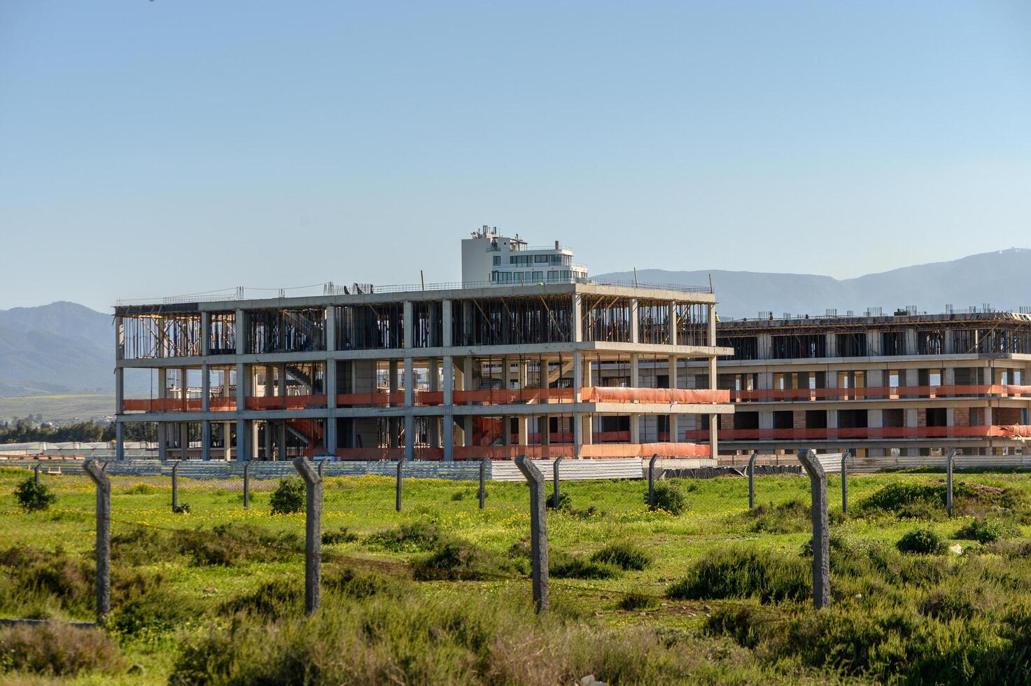 construction of a residential complex in winter in Cyprus 1 photo