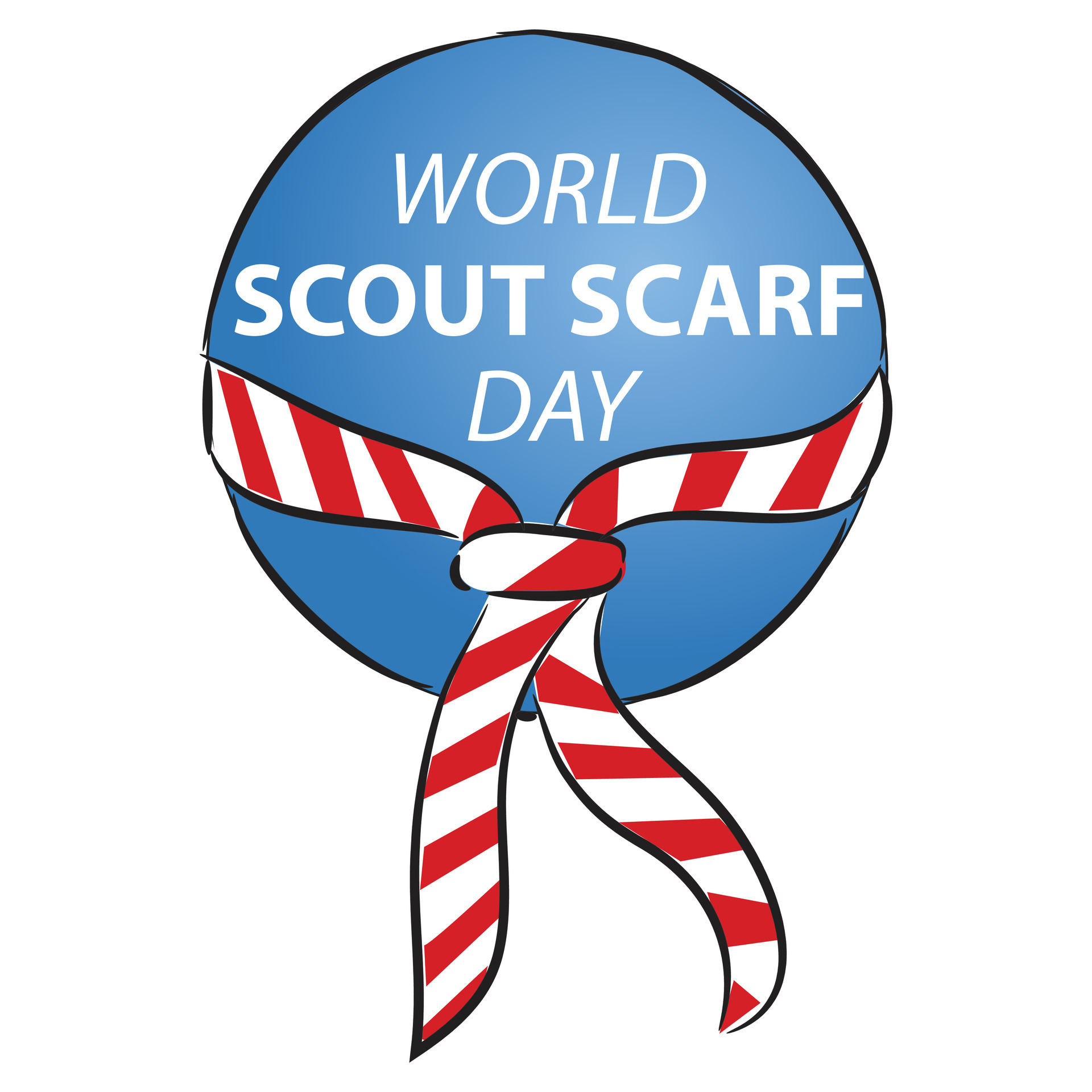 World Scout Scarf Day Sign 46396153 Vector Art at Vecteezy