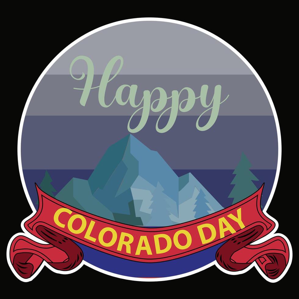 Colorado Day Sign vector