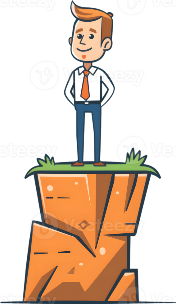 3d Flat icon as Modern leadership icon with copy space for business presentations concept as A modern leadership icon design with generous copy space perfect for enhancing business png