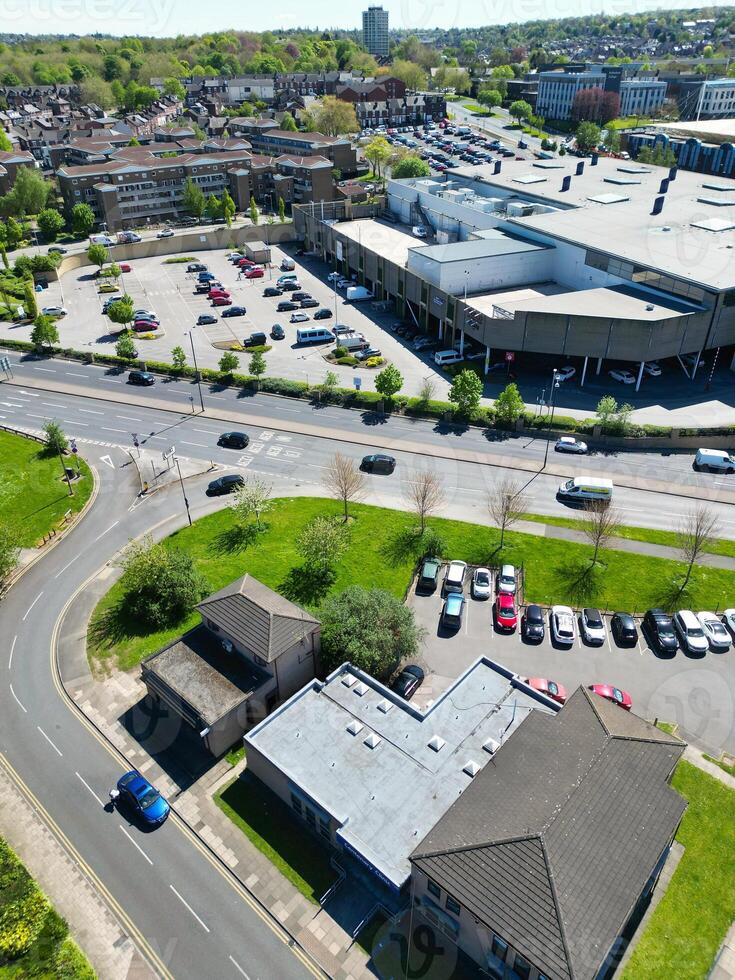 High Angle View of Central Rotherham City of England United Kingdom, April 30th, 2024 photo