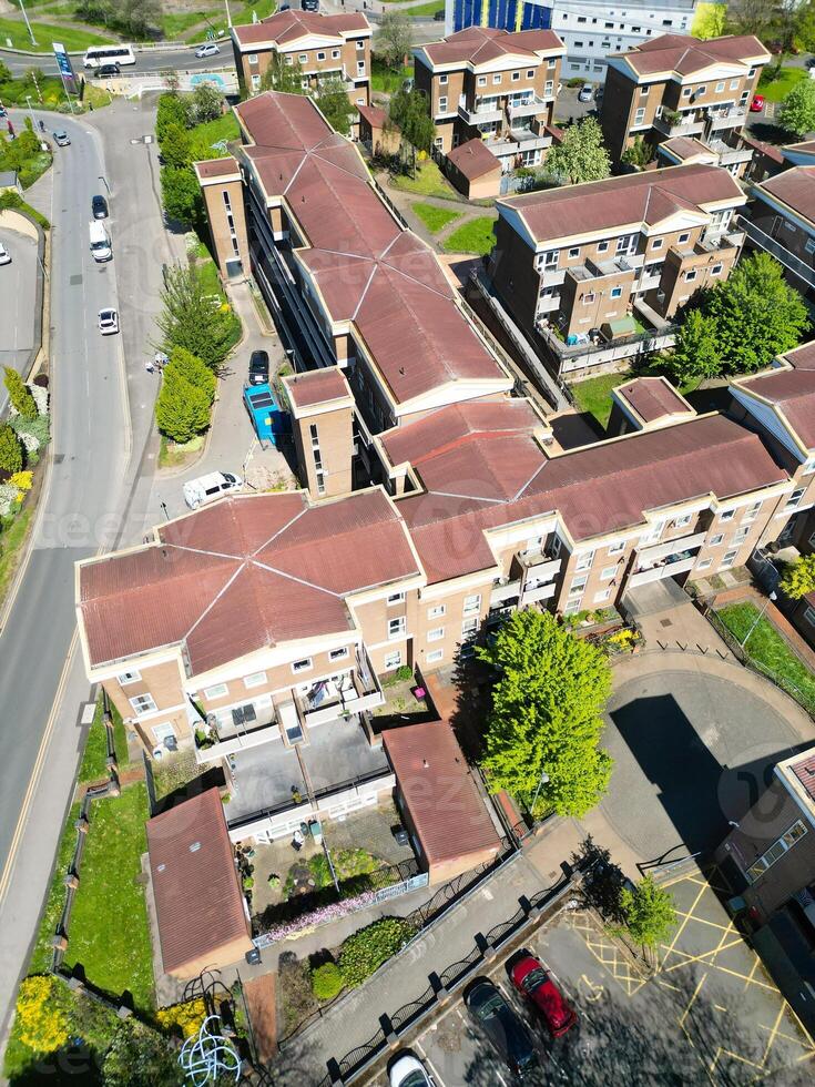 High Angle View of Central Rotherham City of England United Kingdom, April 30th, 2024 photo