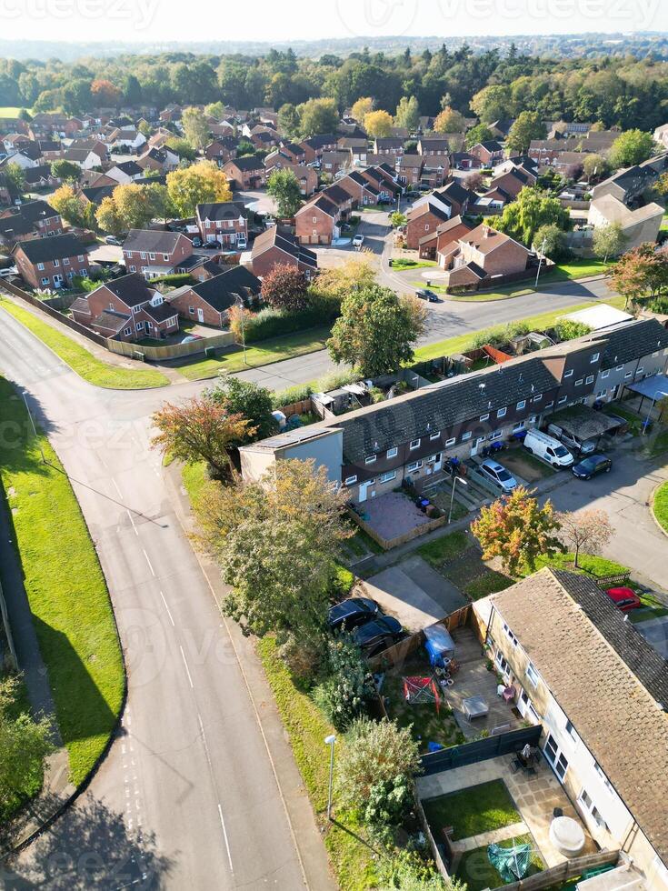 High Angle View of Central Northampton City of England United Kingdom, October 25th, 2023 photo