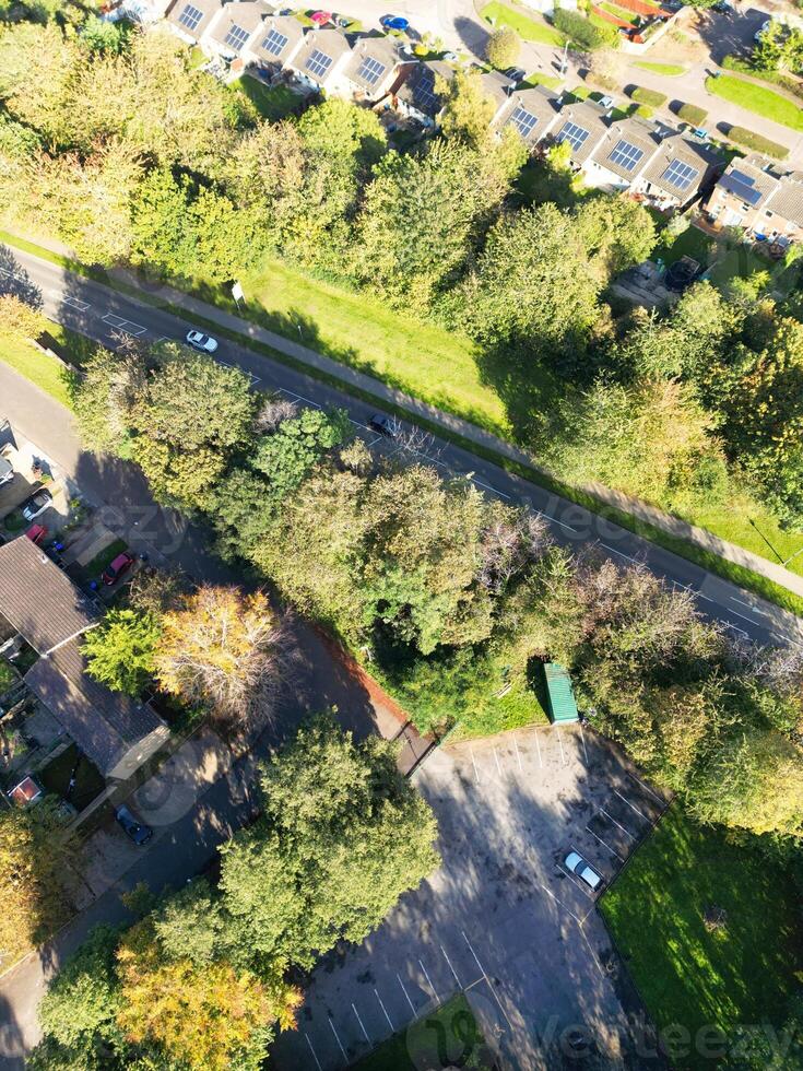 High Angle View of Central Northampton City of England United Kingdom, October 25th, 2023 photo