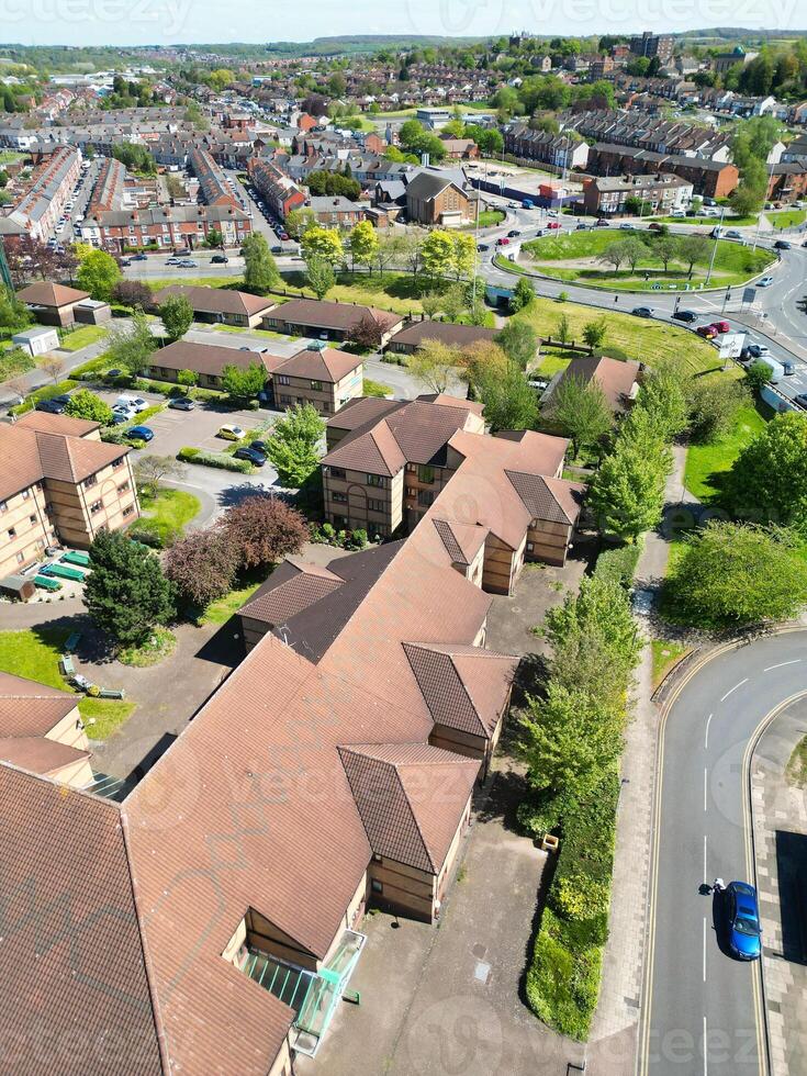 High Angle View of Central Rotherham City of England United Kingdom, April 30th, 2024 photo