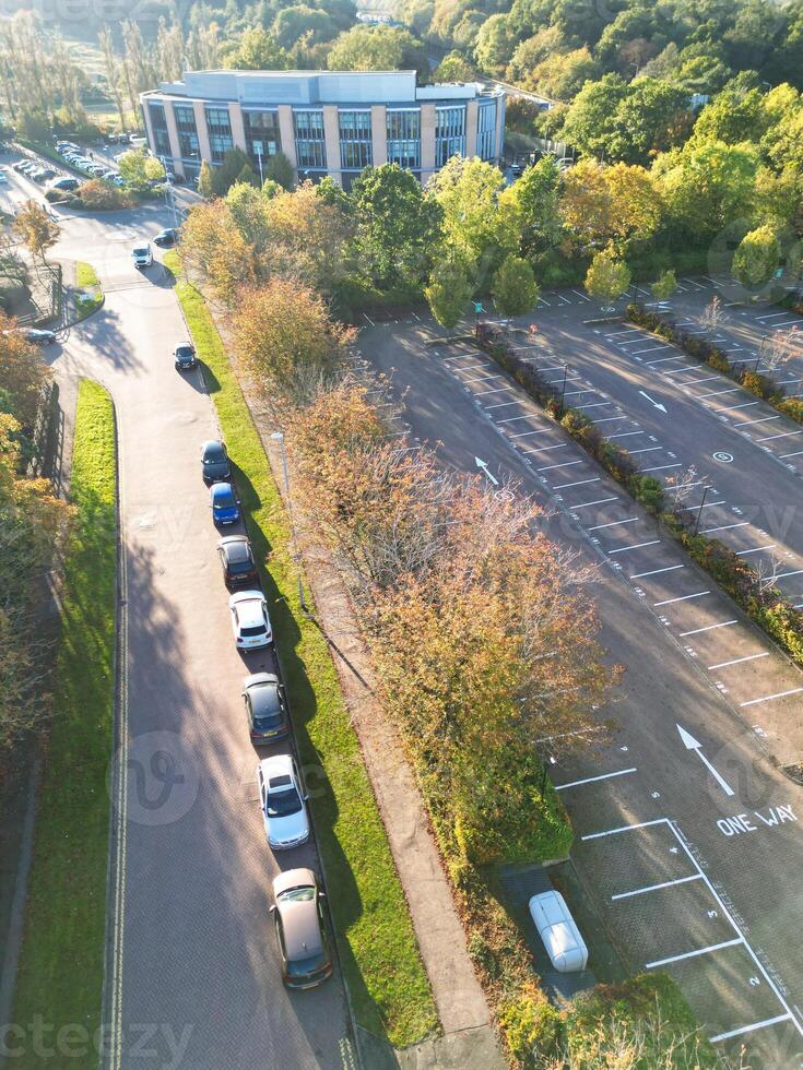 High Angle View of Central Northampton City of England United Kingdom, October 25th, 2023 photo