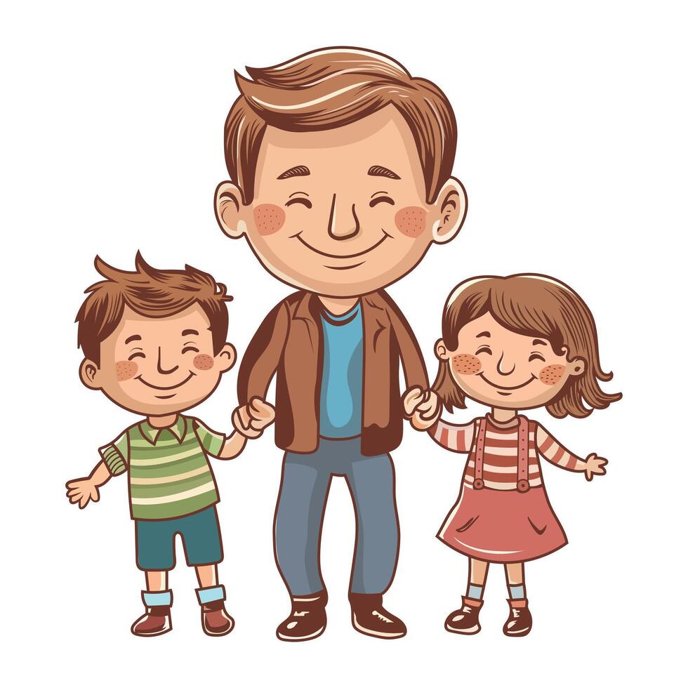 happy father day vector