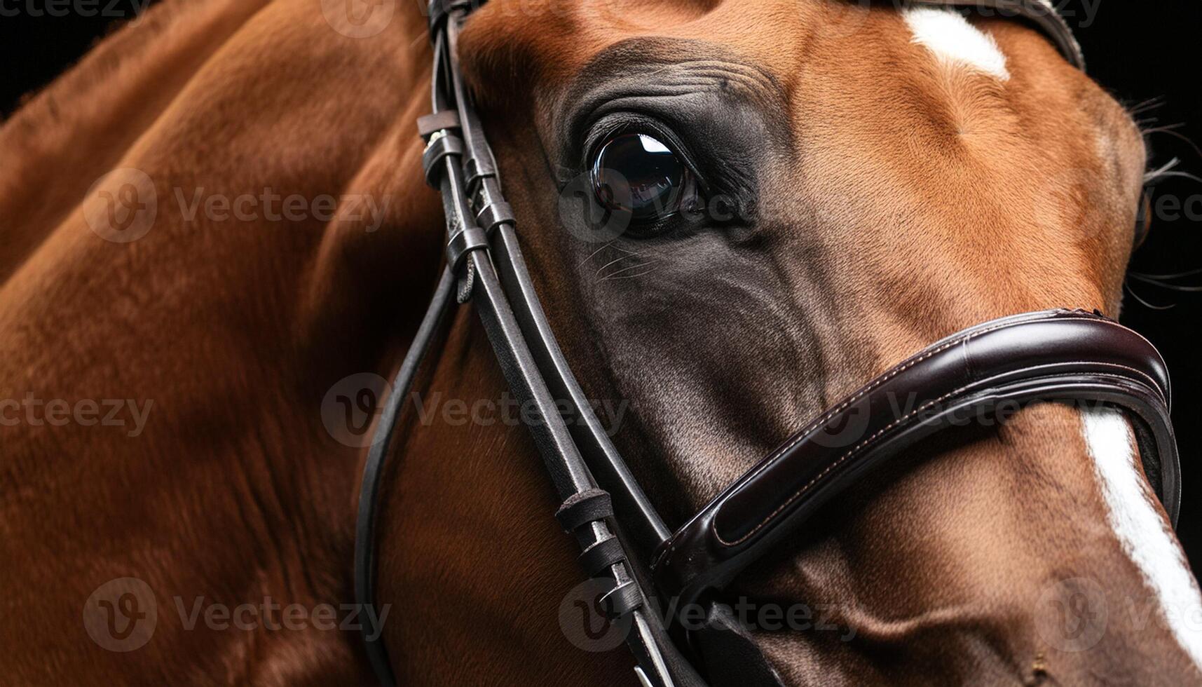 Close up of horse photo