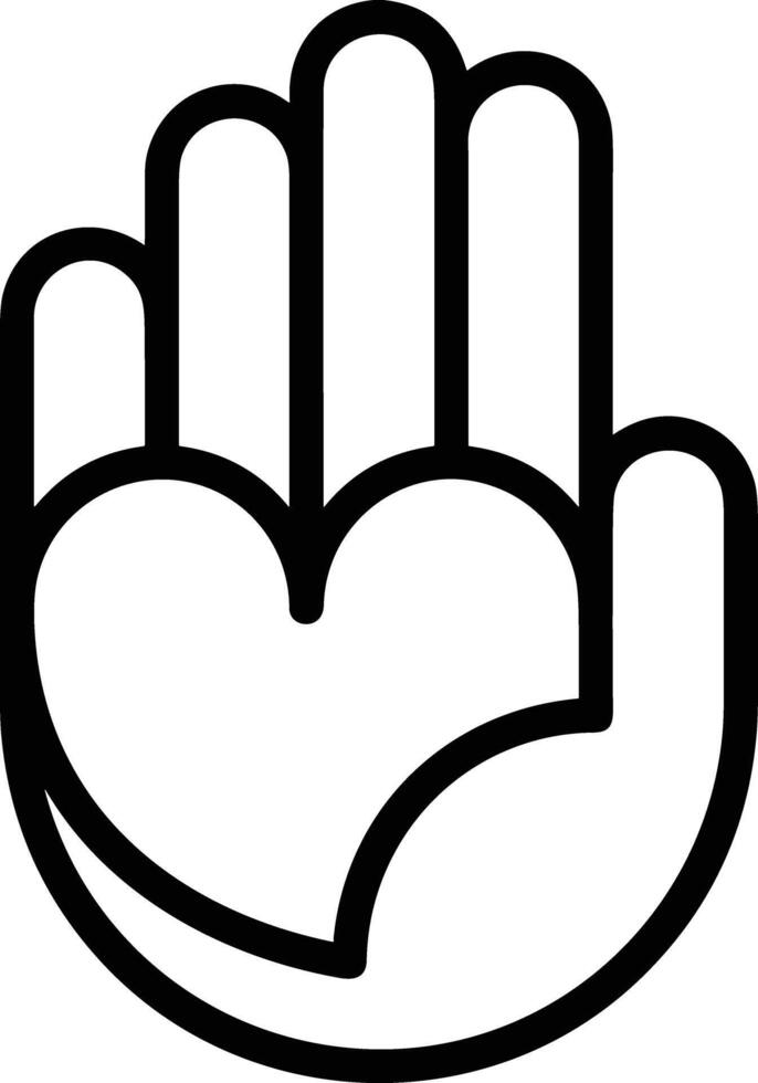 Hand icon symbol image illustration vector