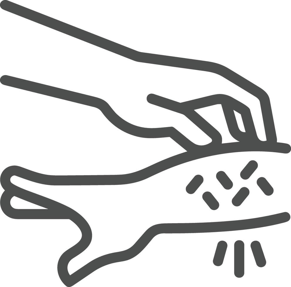 Hand icon symbol image illustration vector