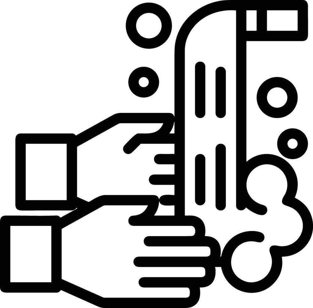 Hand icon symbol image illustration vector