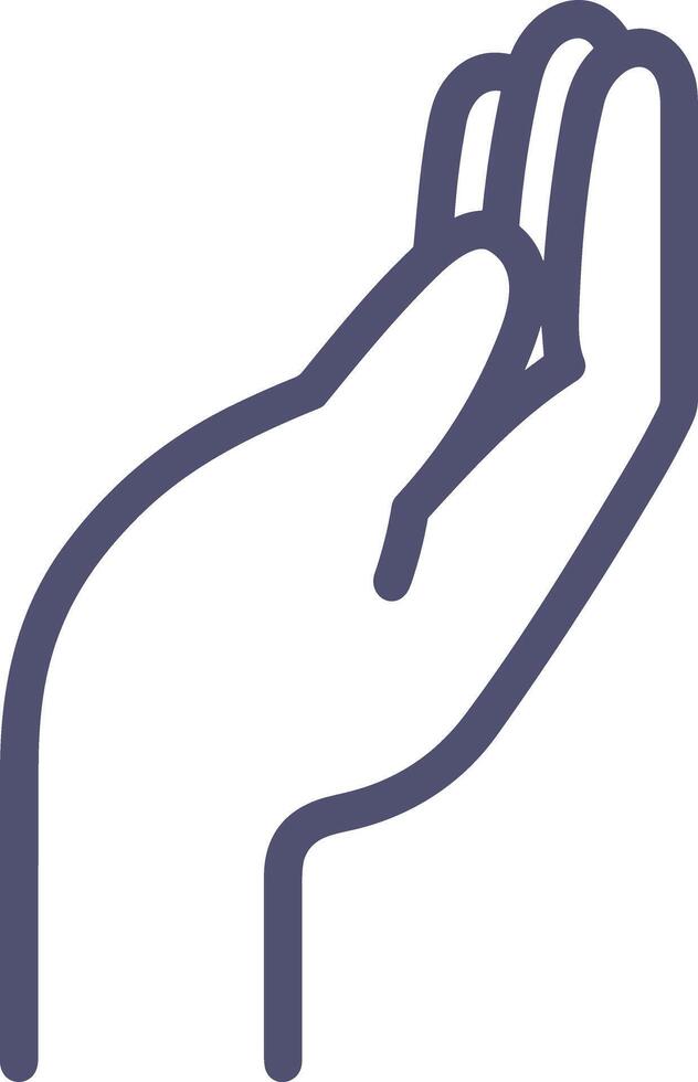 Hand icon symbol image illustration vector
