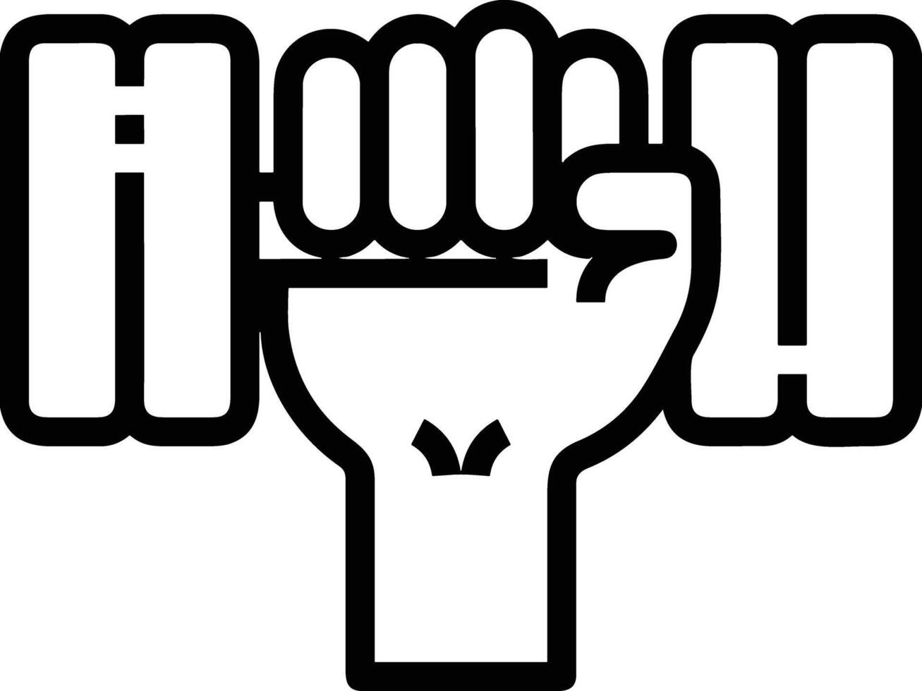 Hand icon symbol image illustration vector