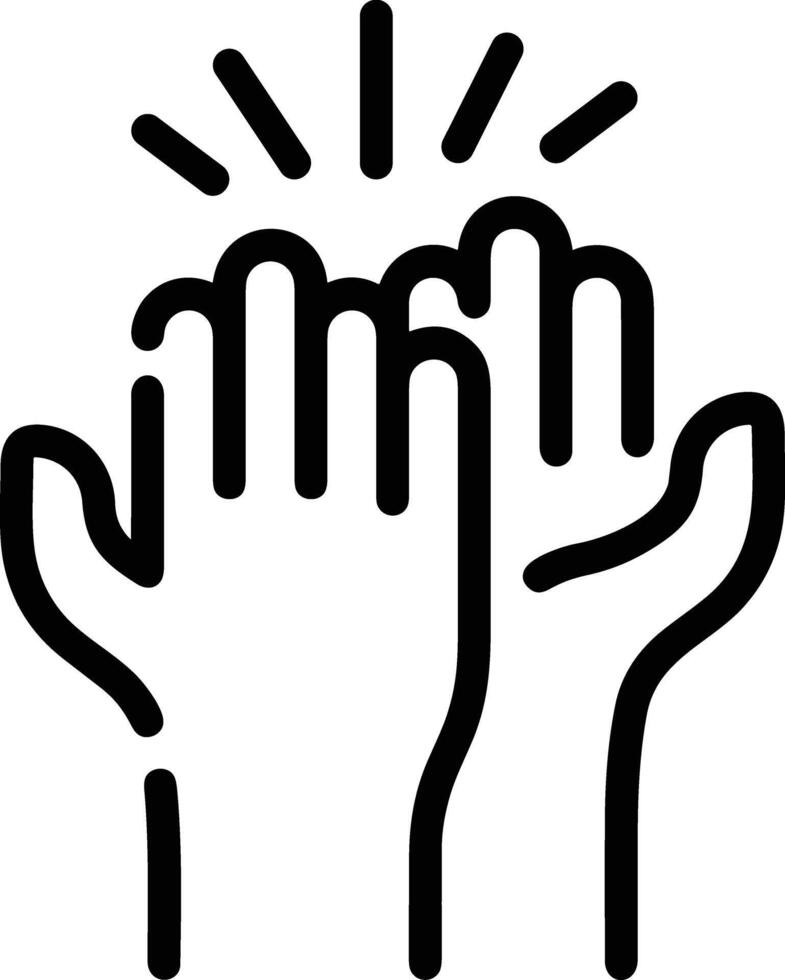 Hand icon symbol image illustration vector