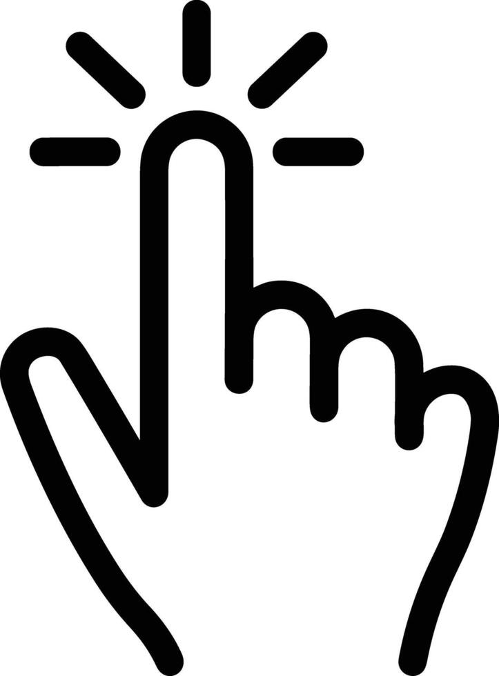 Hand icon symbol image illustration vector