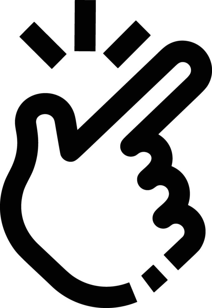 Hand icon symbol image illustration vector