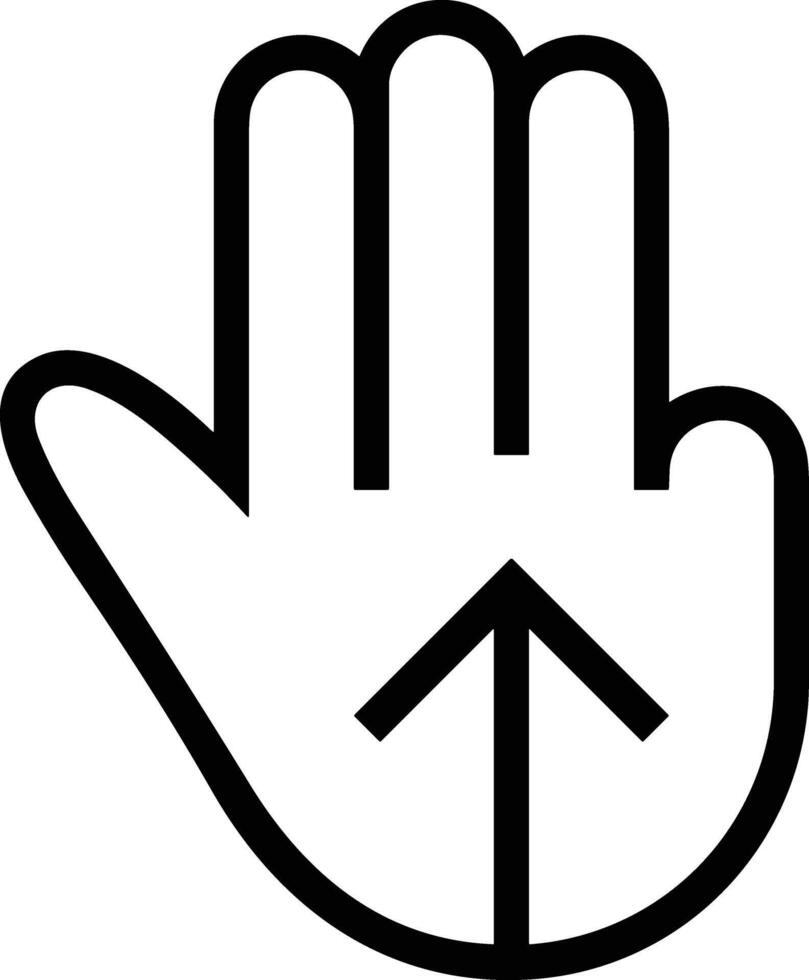Hand icon symbol image illustration vector