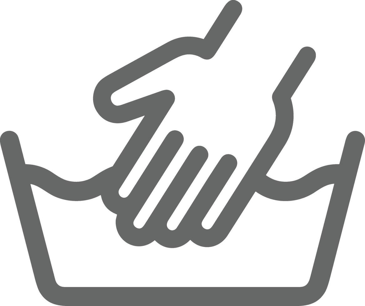 Hand icon symbol image illustration vector